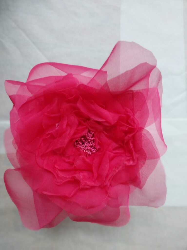 Large Silk Rose